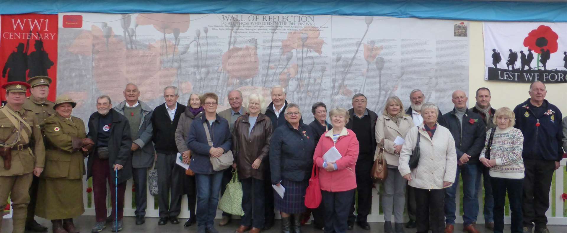 The Wall of Reflection at the Forum shopping centre. Picture: Historical Research Group of Sittingbourne (5211936)