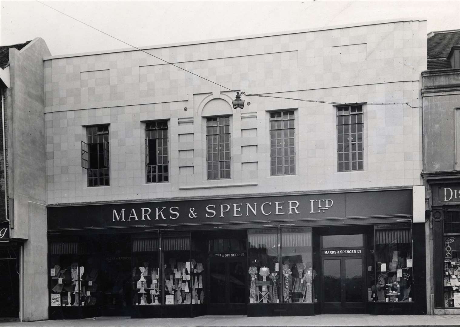 The larger Marks & Spencer at Week Street, Maidstone in 1935. Credit: The Marks and Spencer Company