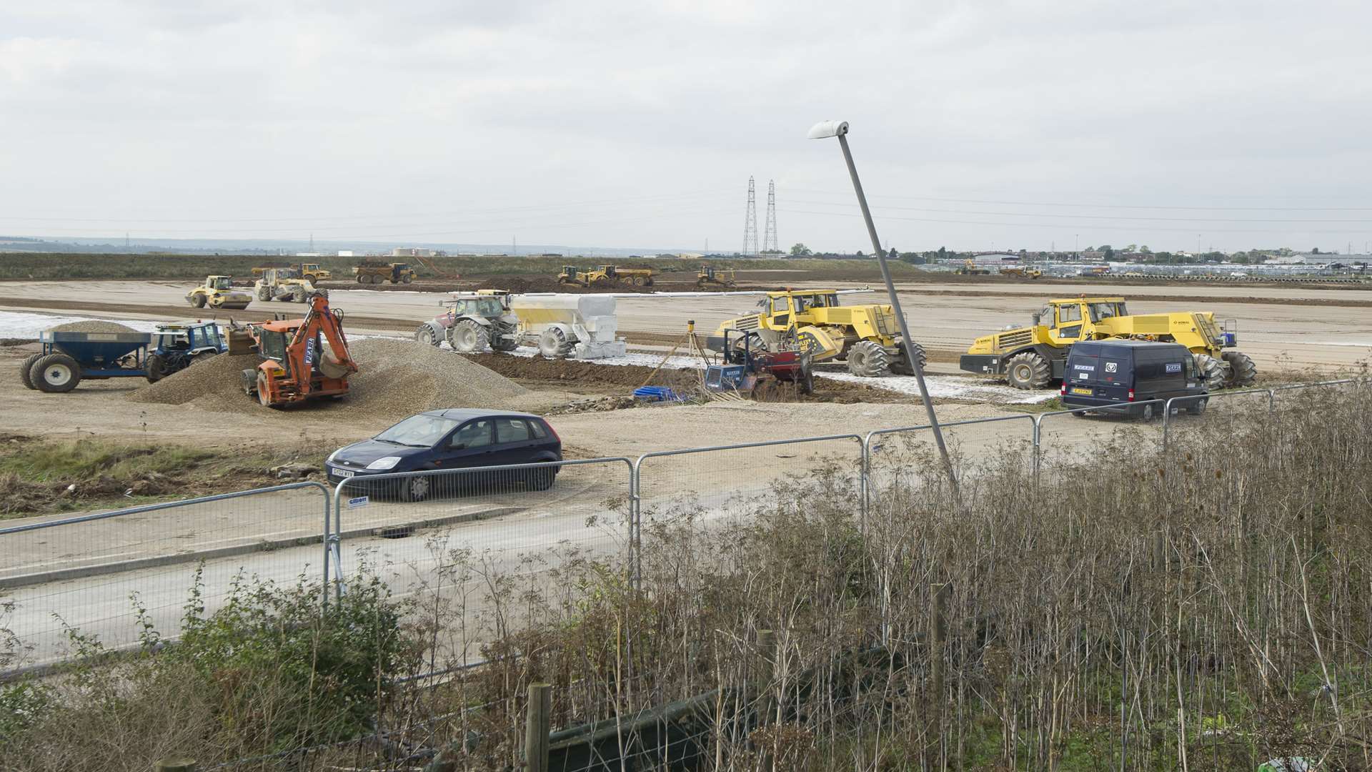 Work on the Aldi site off Thomsett Way, Queenborough