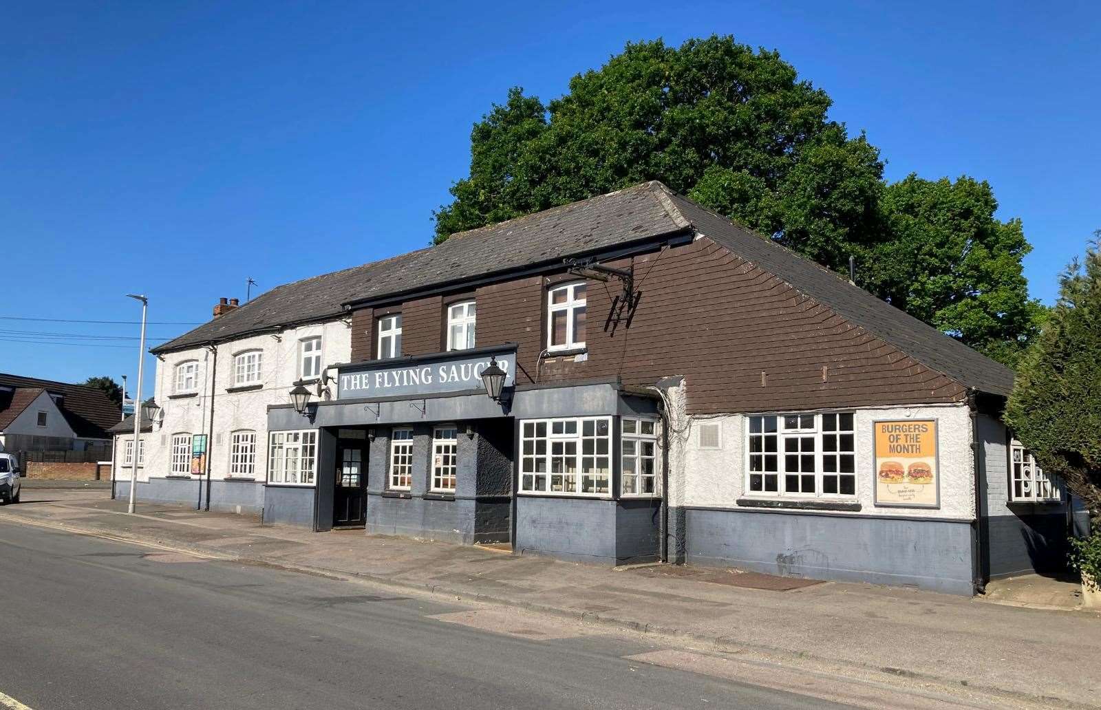 The Flying Saucer at Hempstead is now closed