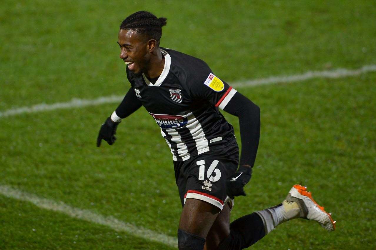 Ira Jackson has scored two goals in two games for Grimsby Town after making his Football League debut Picture: Lee Blease / Prime Media Images