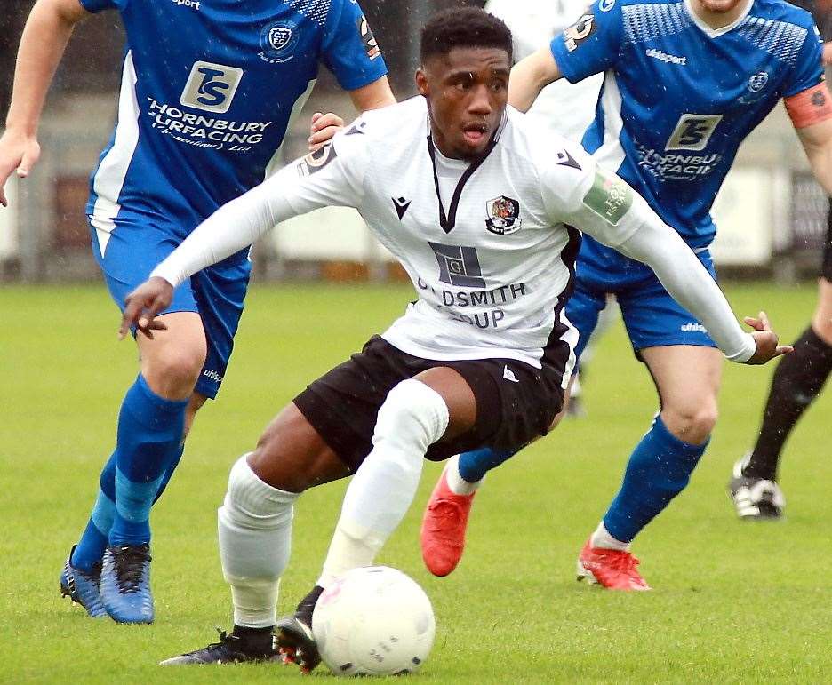 Darren McQueen continued his run of form in front of goal against Tonbridge. Picture: Phil Lee