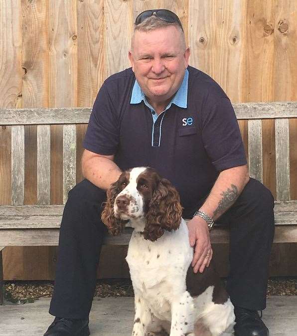 Danny with Southeastern driver John Coatman.