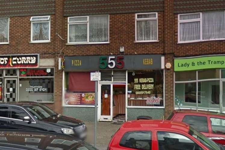 The 555 takeaway in Ramsgate. Picture: Google.