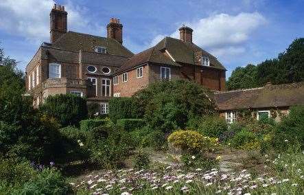 A view across the garden to the house, Owletts, near Cobham. Picture: National Trust Images/David Sellman