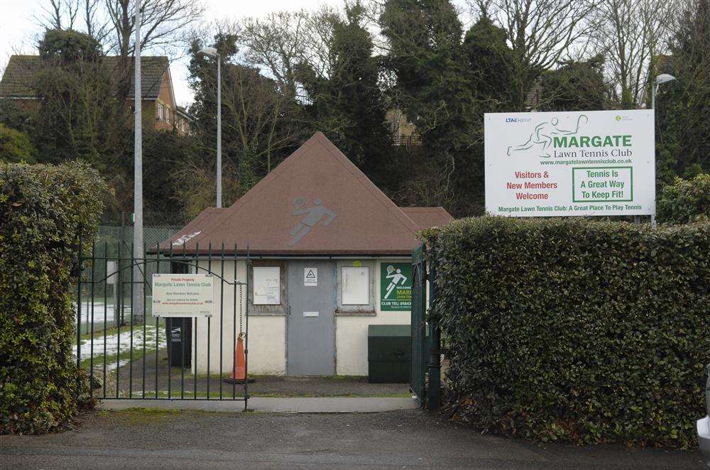 Margate Lawn Tennis Club in Tivoli Park Avenue, Margate, which received £45,811 for floodlighting, fencing and building renovation from the Olympic Legacy Lottery fund.