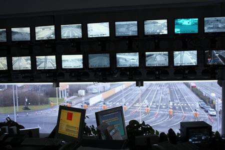 The control tower at tunnel HQ