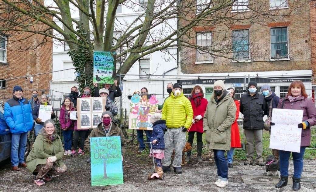 Save The Duke campaigners have been protesting at the site in Margate. Picture: Frank Leppard Photography