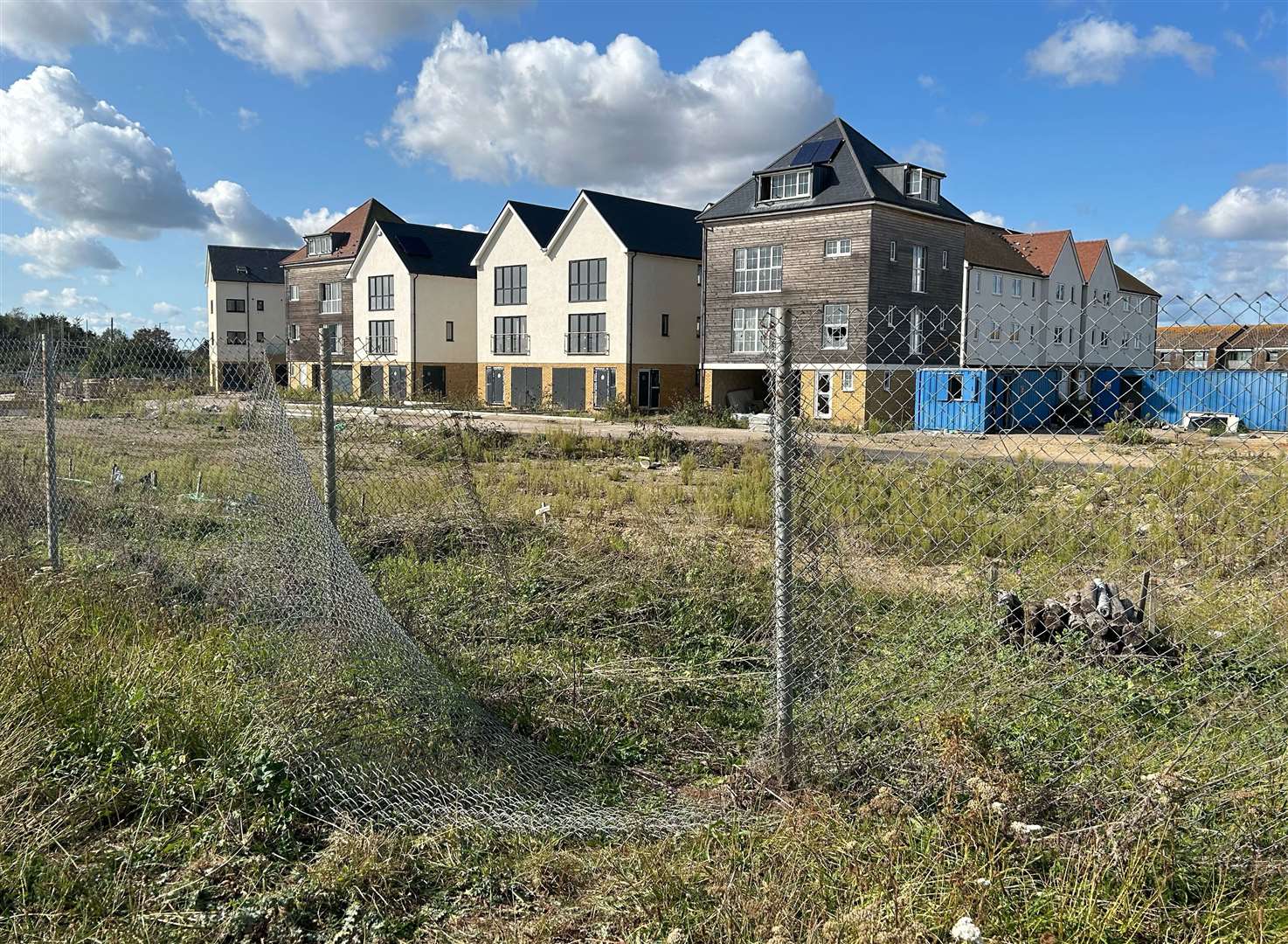 Much of the fencing around the estate is broken