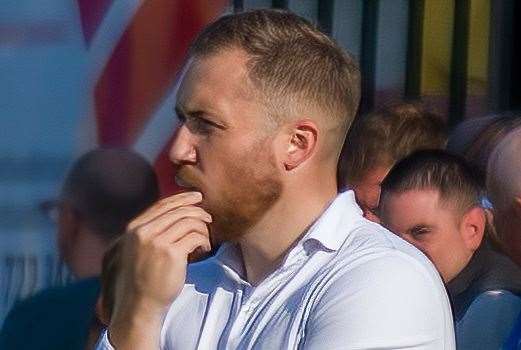 Ebbsfleet manager Harry Watling. Picture: Ed Miller/EUFC