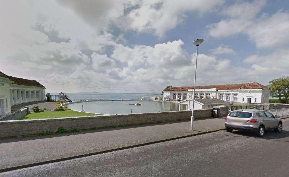 The Ramsgate Boating Pool on the West Cliff is under an application to host a music festival for 3,000 people (12975479)