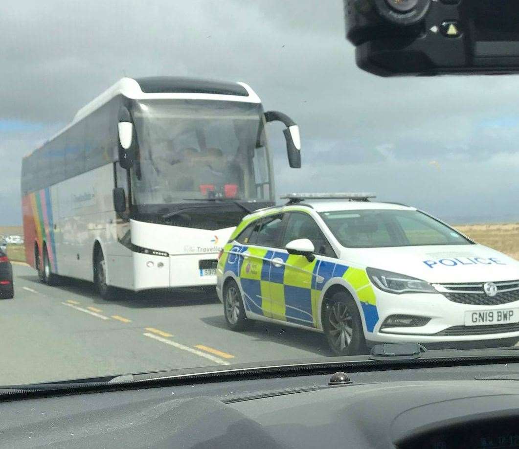 Police are responding to a "large gathering" at Greatstone beach