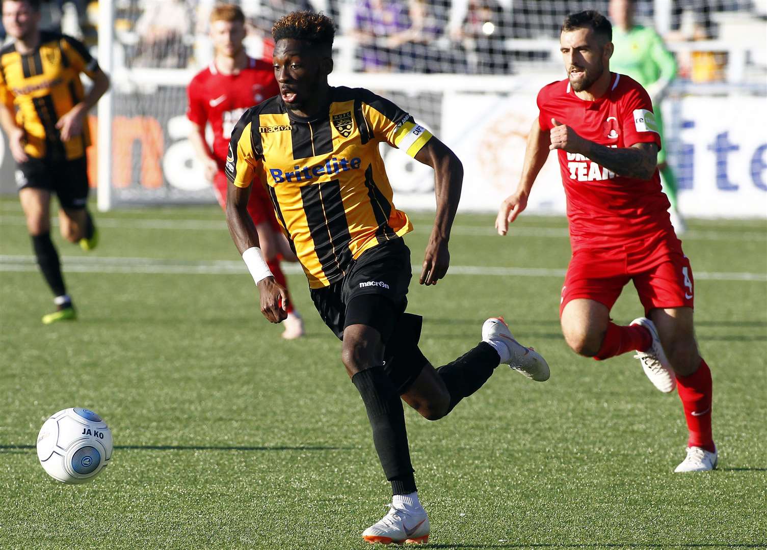 Maidstone midfielder Blair Turgott Picture: Sean Aidan