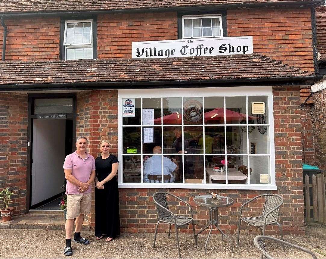 Joanne and Mick Beal opened The Village Coffee Shop in Goudhurst Road, Horsmonden but before ran a cafe in Spain