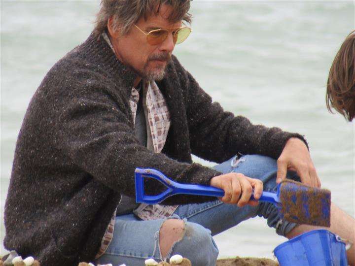 Ethan Hawke in Broadstairs. Pic: Karen Neal (2824723)