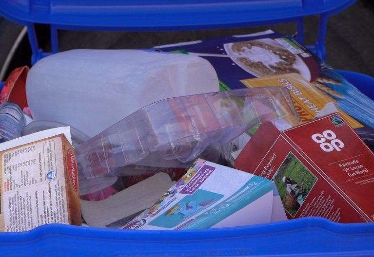 The council does not have its own recycling bins