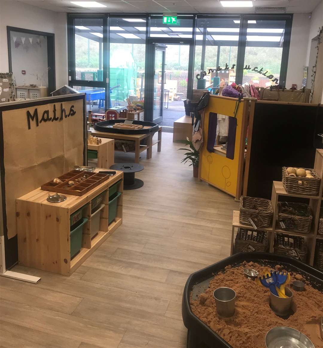 The school's new classrooms. Picture:Ebbsfleet Green Primary School