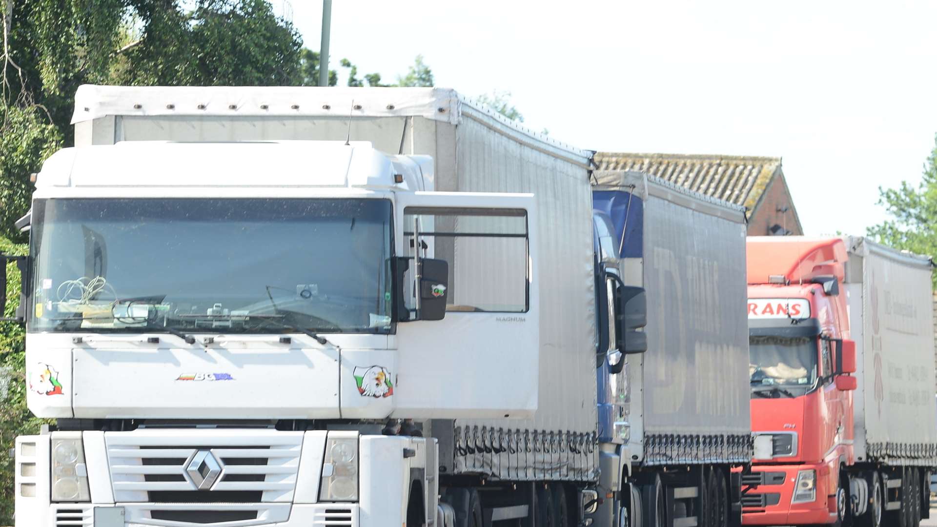 Police have taken action over parked nuisance lorries. Library picture