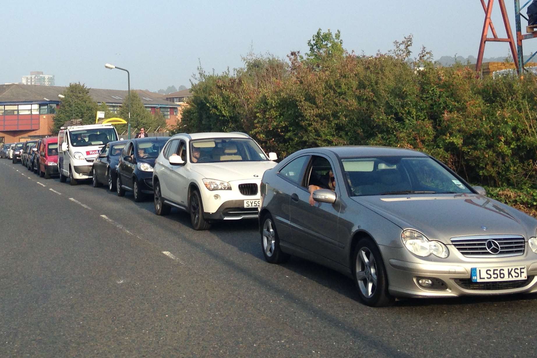 Traffic on the Medway City Estate