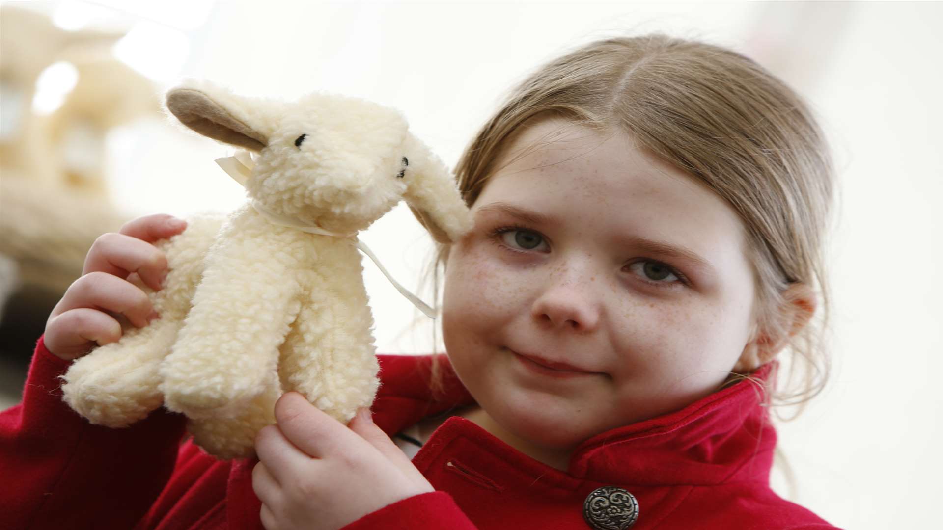 Libby Beaney at last year's lambing weekend at Hadlow College