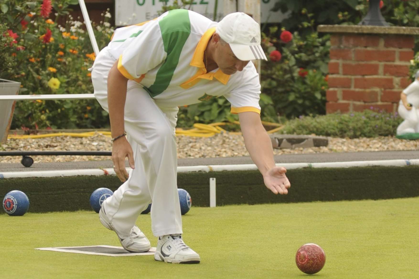 Paul Barnicott in action at the county finals Picture: Steve Crispe