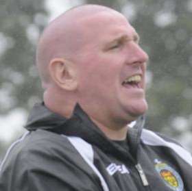 Ashford United manager Paul Chambers