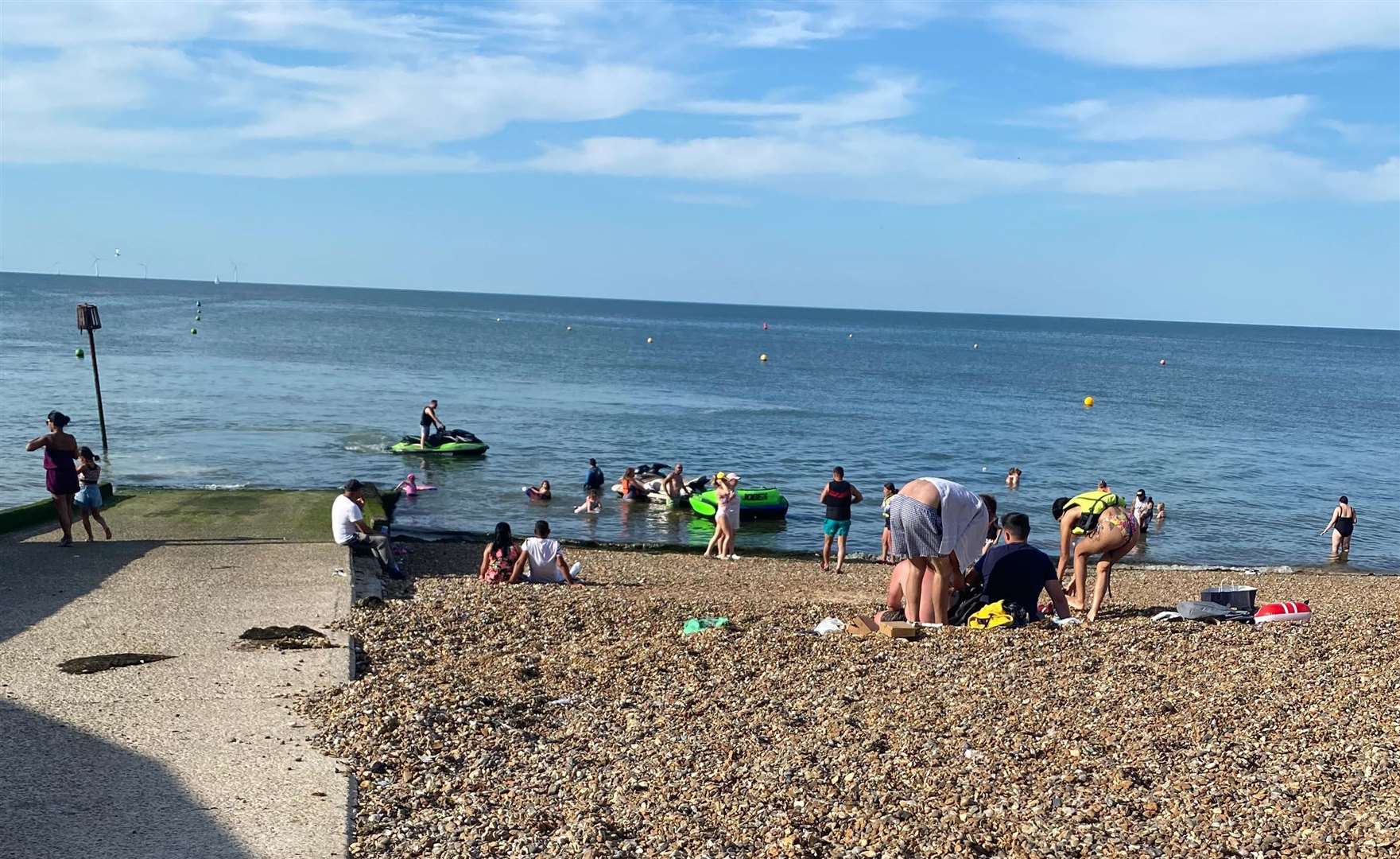 The ramp in Herne Bay pictured earlier this month. Picture: Dean Goodger