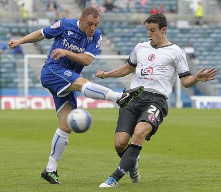 Barry Fuller swings at the ball