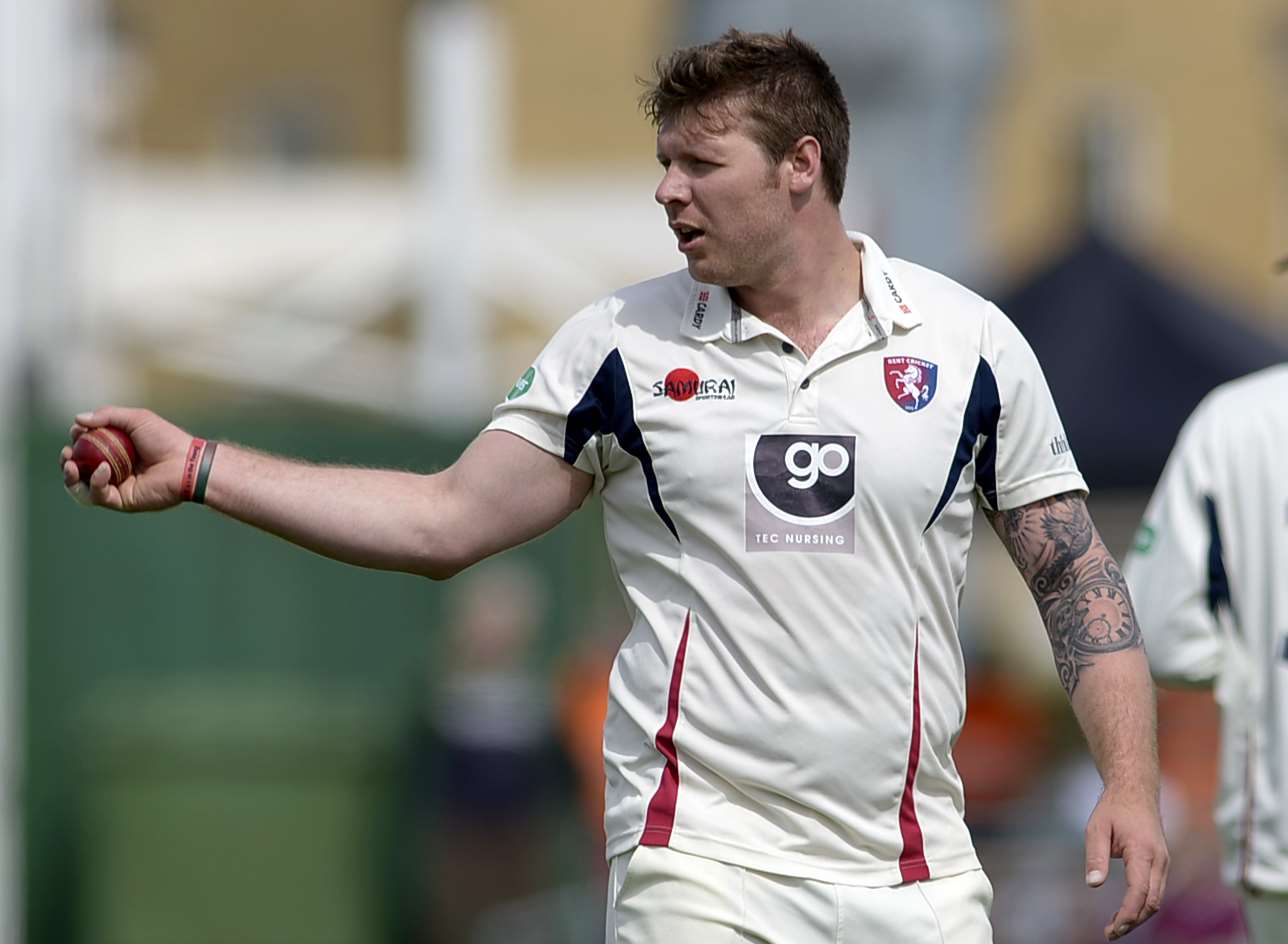 Kent paceman Matt Coles Picture: Barry Goodwin