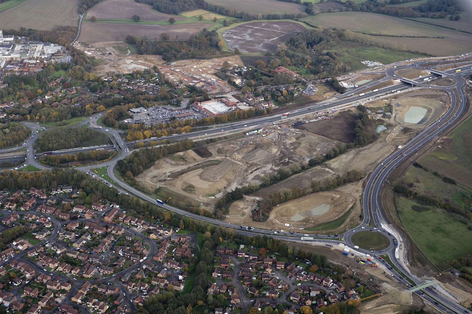 Junction 10a opened to traffic in October. Picture: Ady Kerry