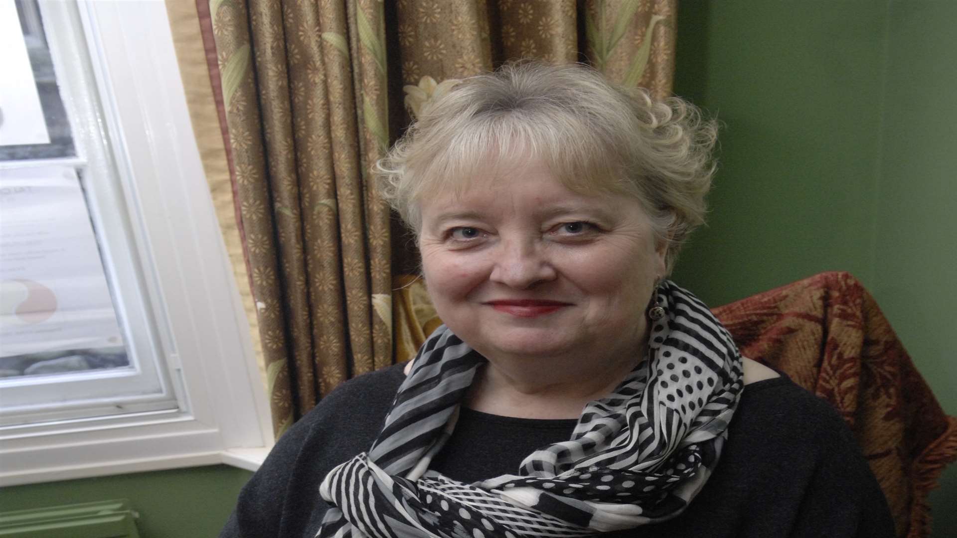 Anne Harrison Brooks of St Peter's Street, Sandwich, who read her poem at the Remembrance service in St Clement's Church, Sandwich