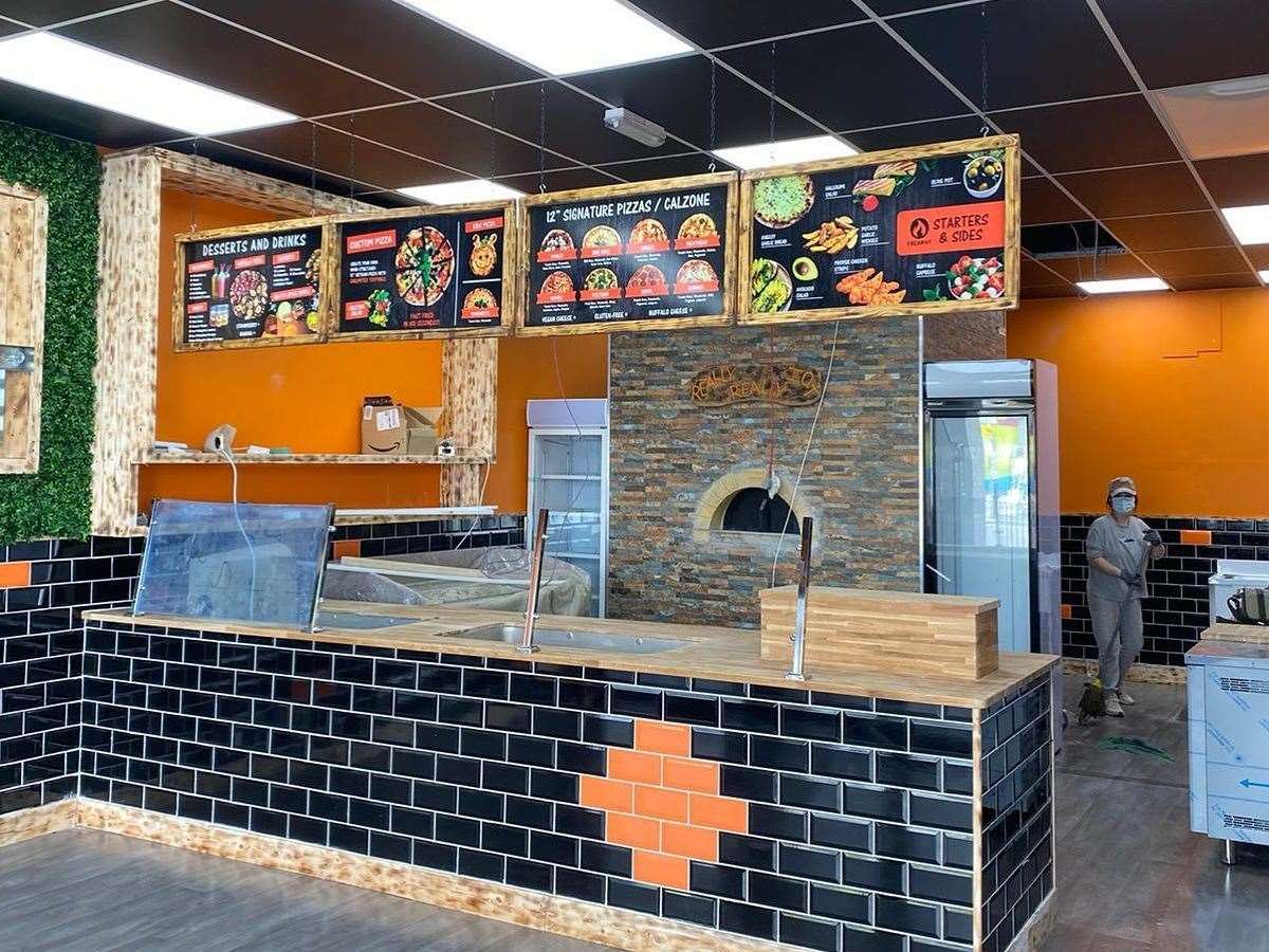 Fireaway pizza chain has opened in Folkestone. Photo: Fireaway