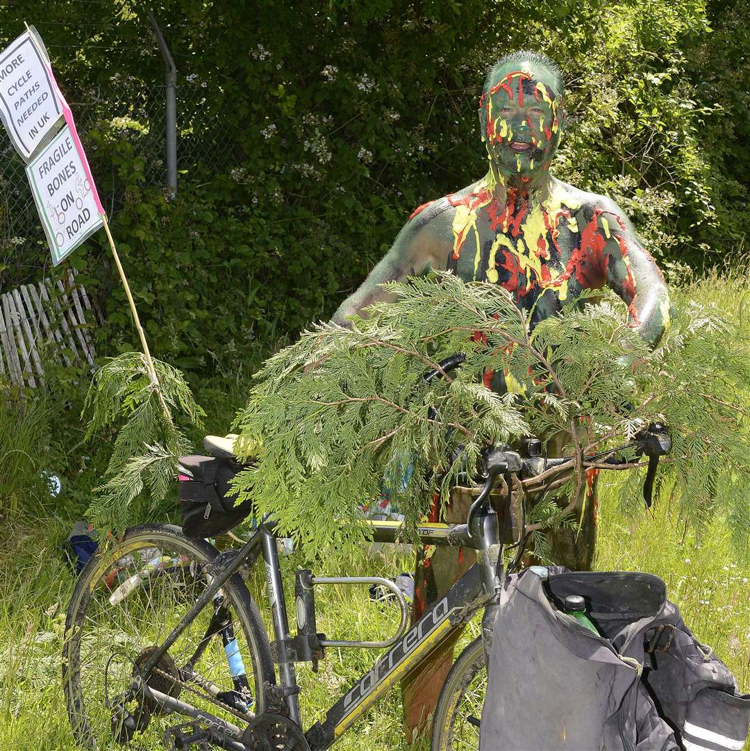 It was the sixth annual naked ride in Folkestone. Picture: Paul Amos