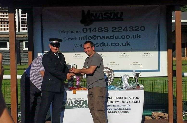 Miguel at Working Dog Trials