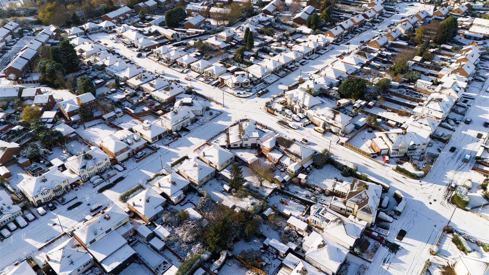 Wolverhampton turned white (Jacob King/PA)