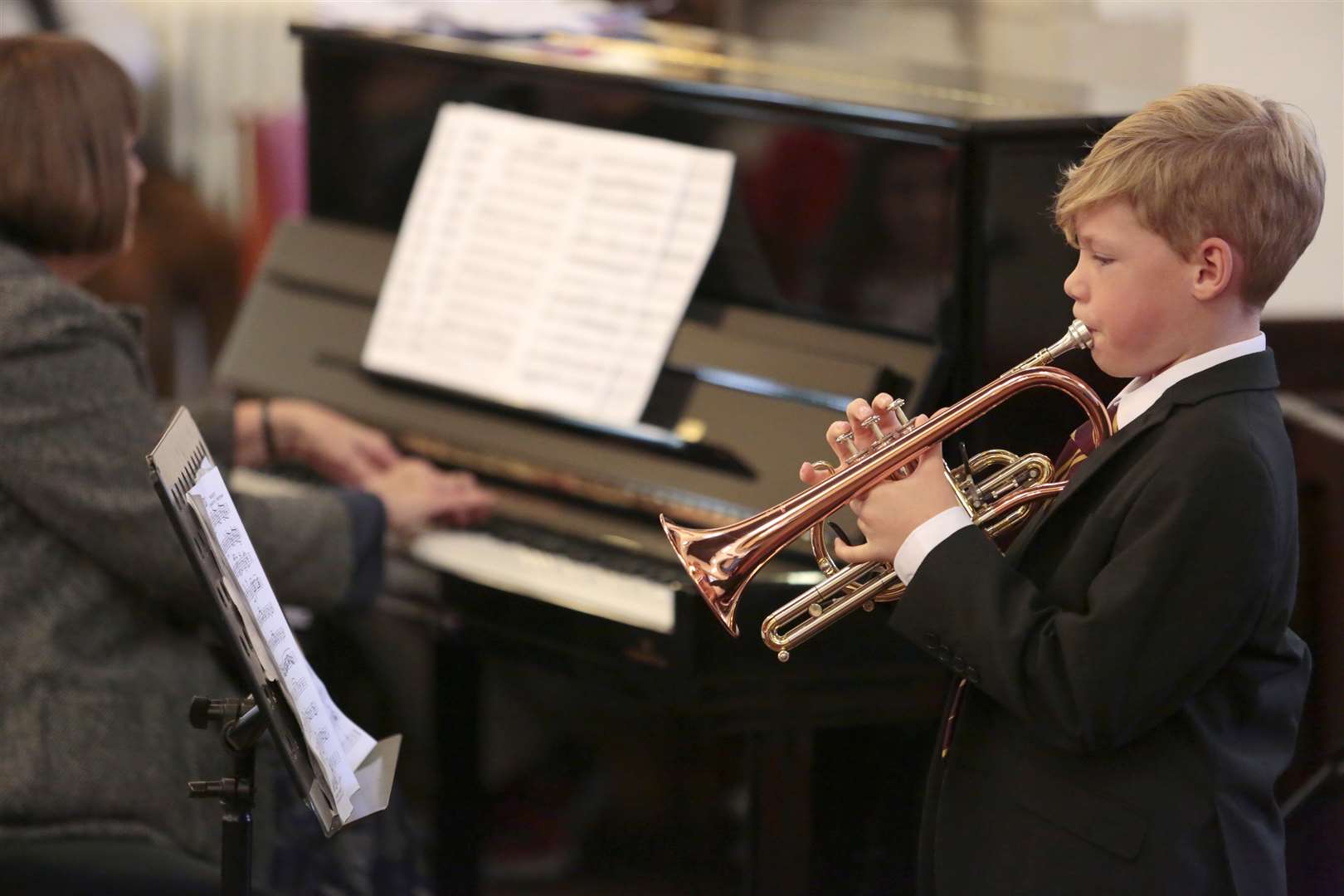 Joseph Pickard playing Mozart's Alleluia on the cornet