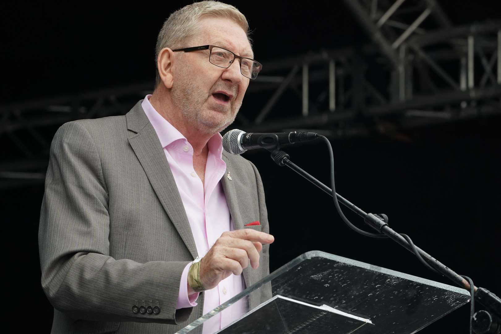 Unite the Union general secretary Len McCluskey (Owen Humphreys/PA)