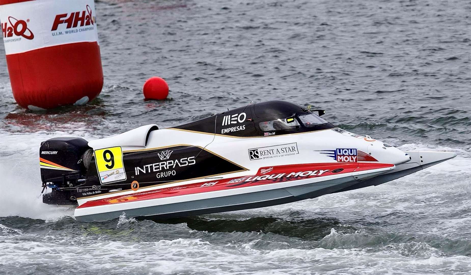 Maidstone's Ben Jelf has two rounds to go in this year’s F1H2O World Championship. Picture: Jelf Racing