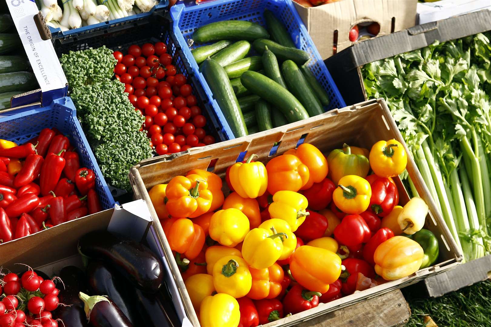 Farmers' markets can still technically operate during the coronavirus outbreak. Picture: Sean Aidan.