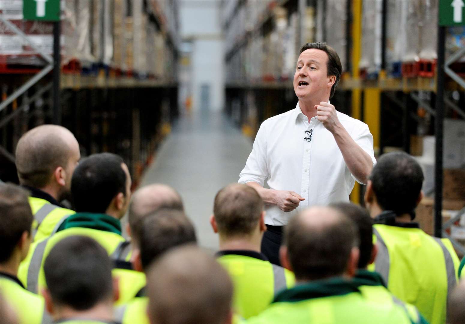 Former PM David Cameron was a champion of apprenticeships. Picture: Andy Payton