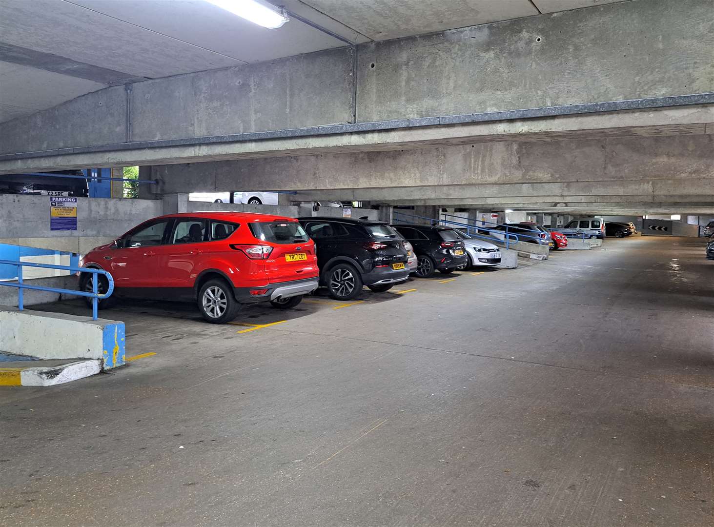 The car park at Charlton Shopping Centre features 300 spaces