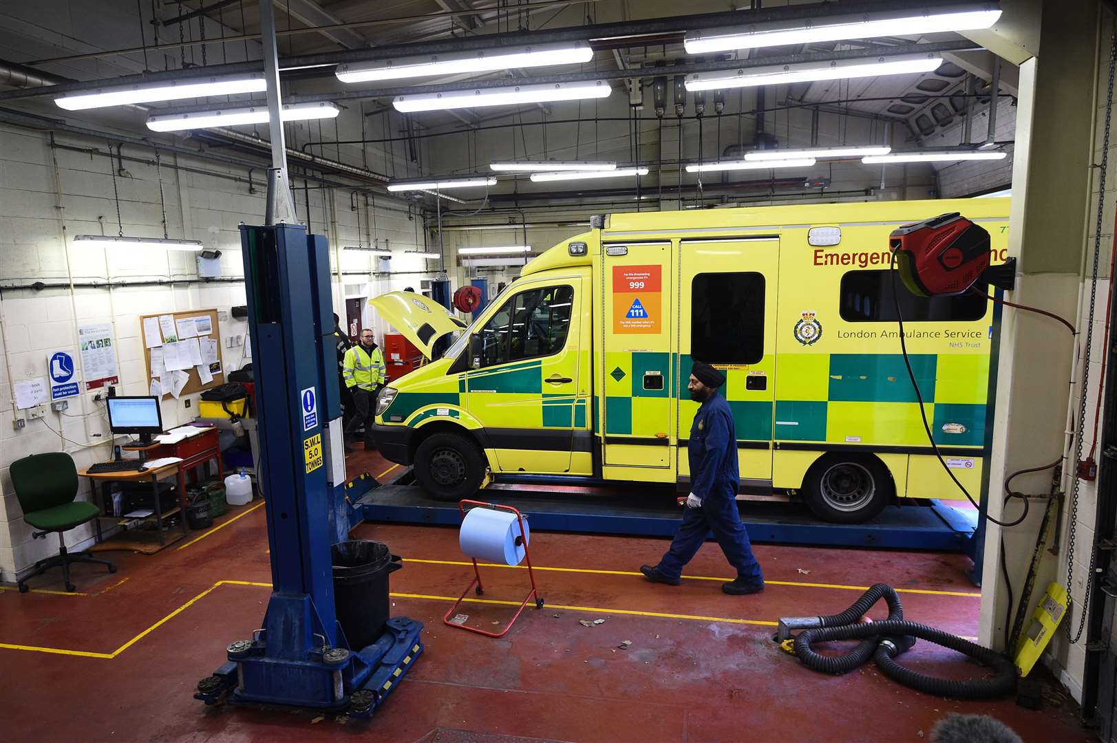 The AA has also partnered with the London Ambulance Service to provide support to keep its vehicles on the road (Kirsty O’Connor/PA)