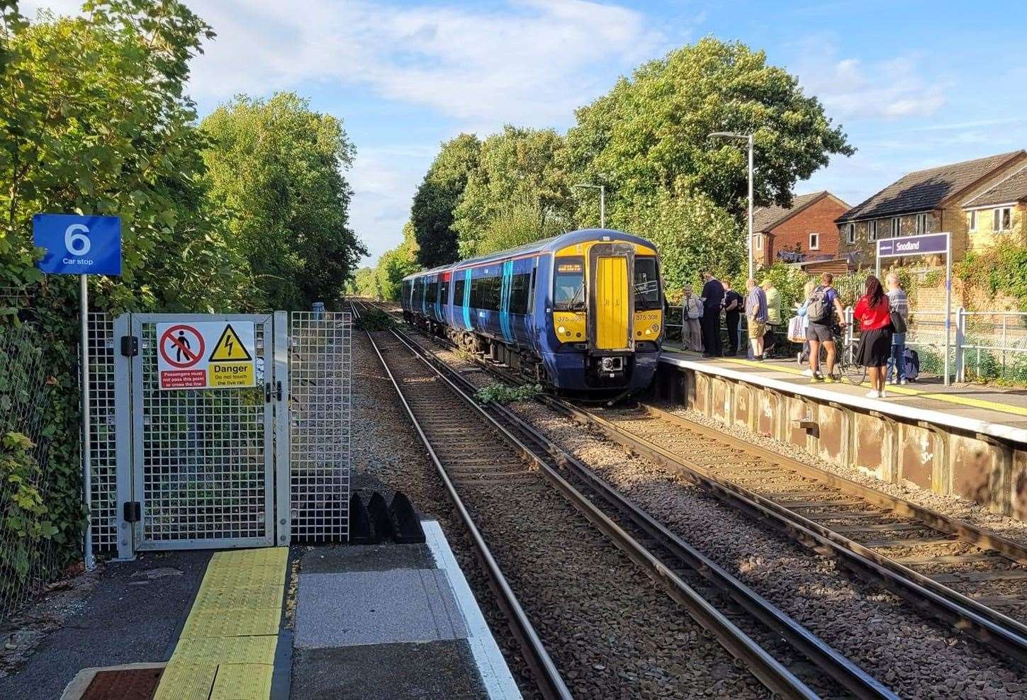 It is understood level crossing barriers were stuck in the "down" position