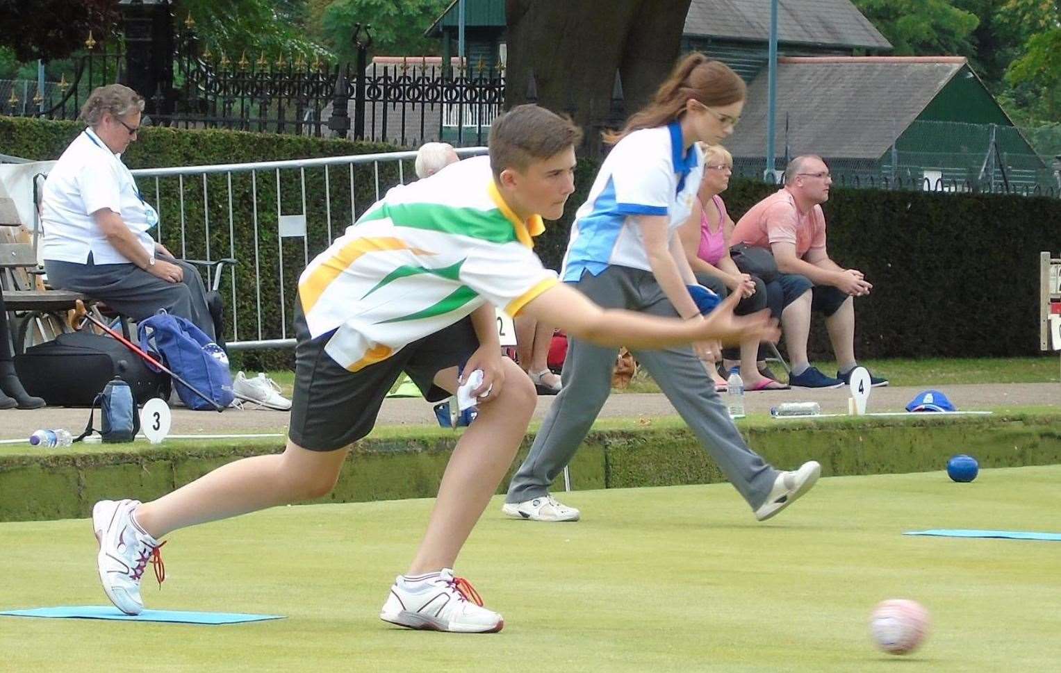 Isaac Jenner in action at Leamington Spa.