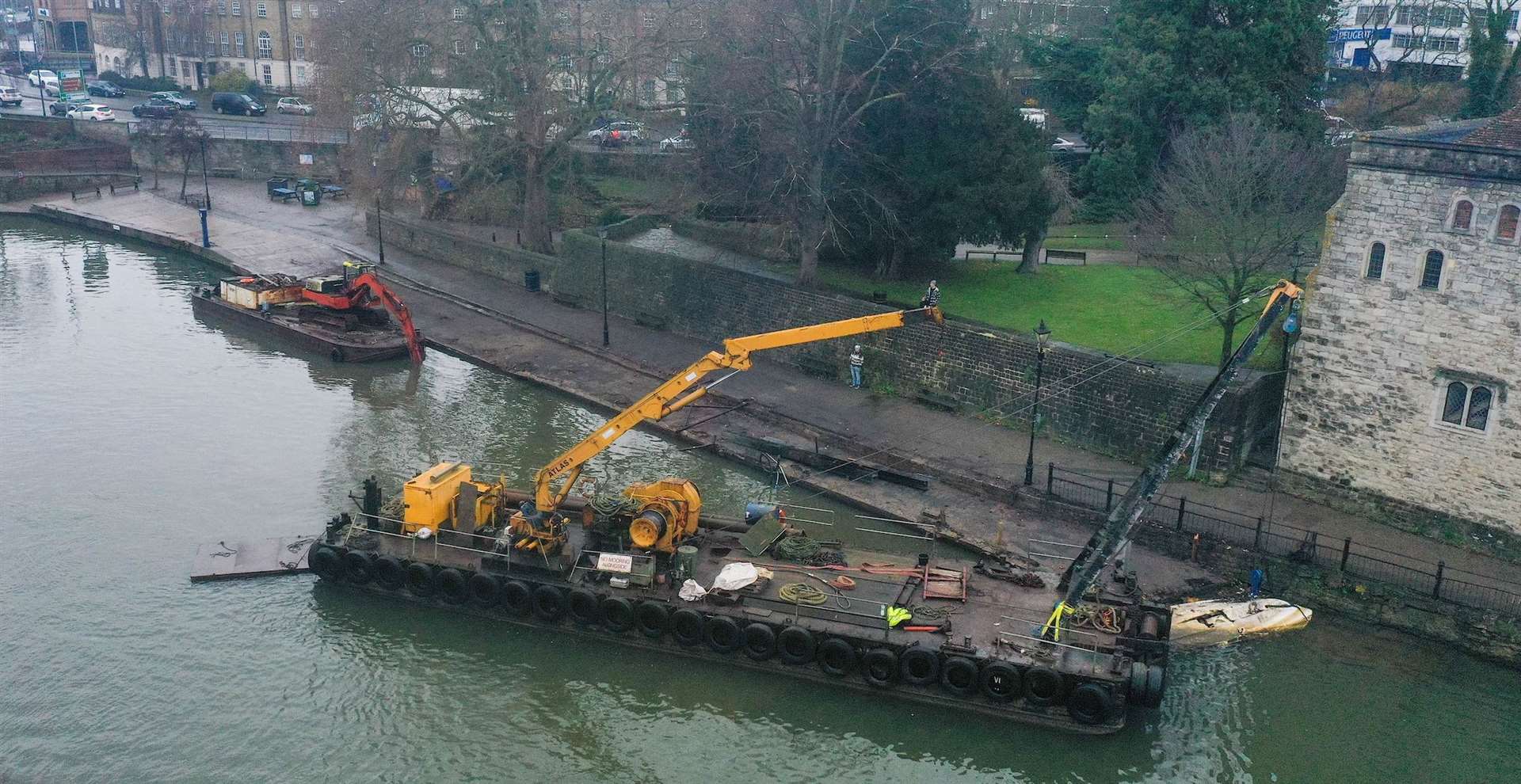 The former Embankments bar and restaurant has now gone Picture: UKNIP