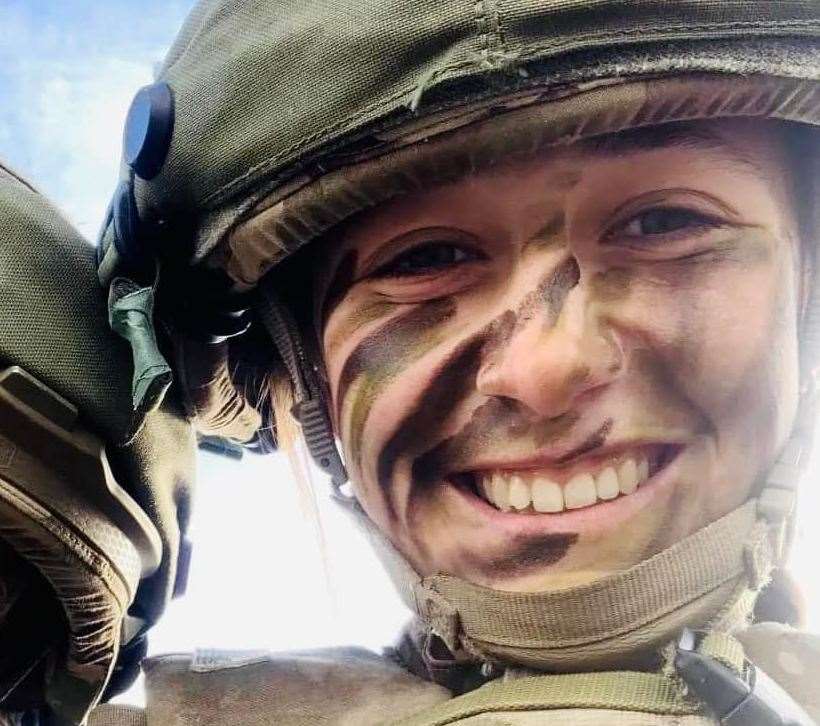 Gunner Sophie Madden, 23, was found dead at an MOD building in Folkestone. Picture: Facebook