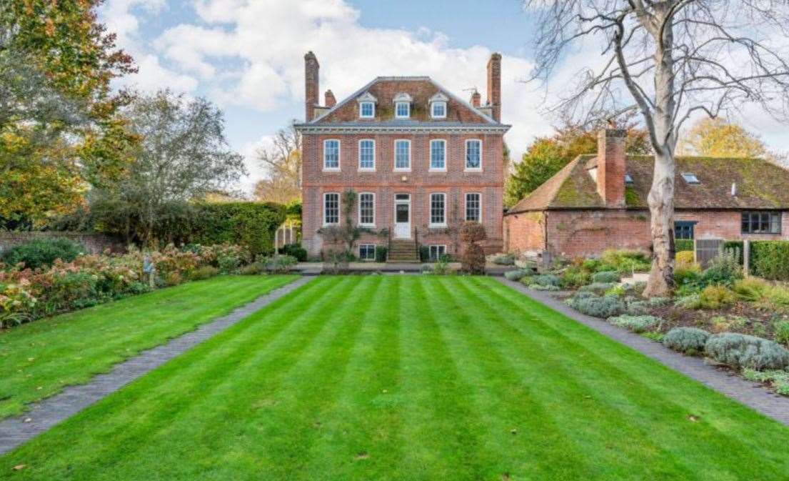 The Times describes The Old Rectory in Wickhambreaux, Canterbury, as resembling a doll's house. Photo: Stutt & Parker