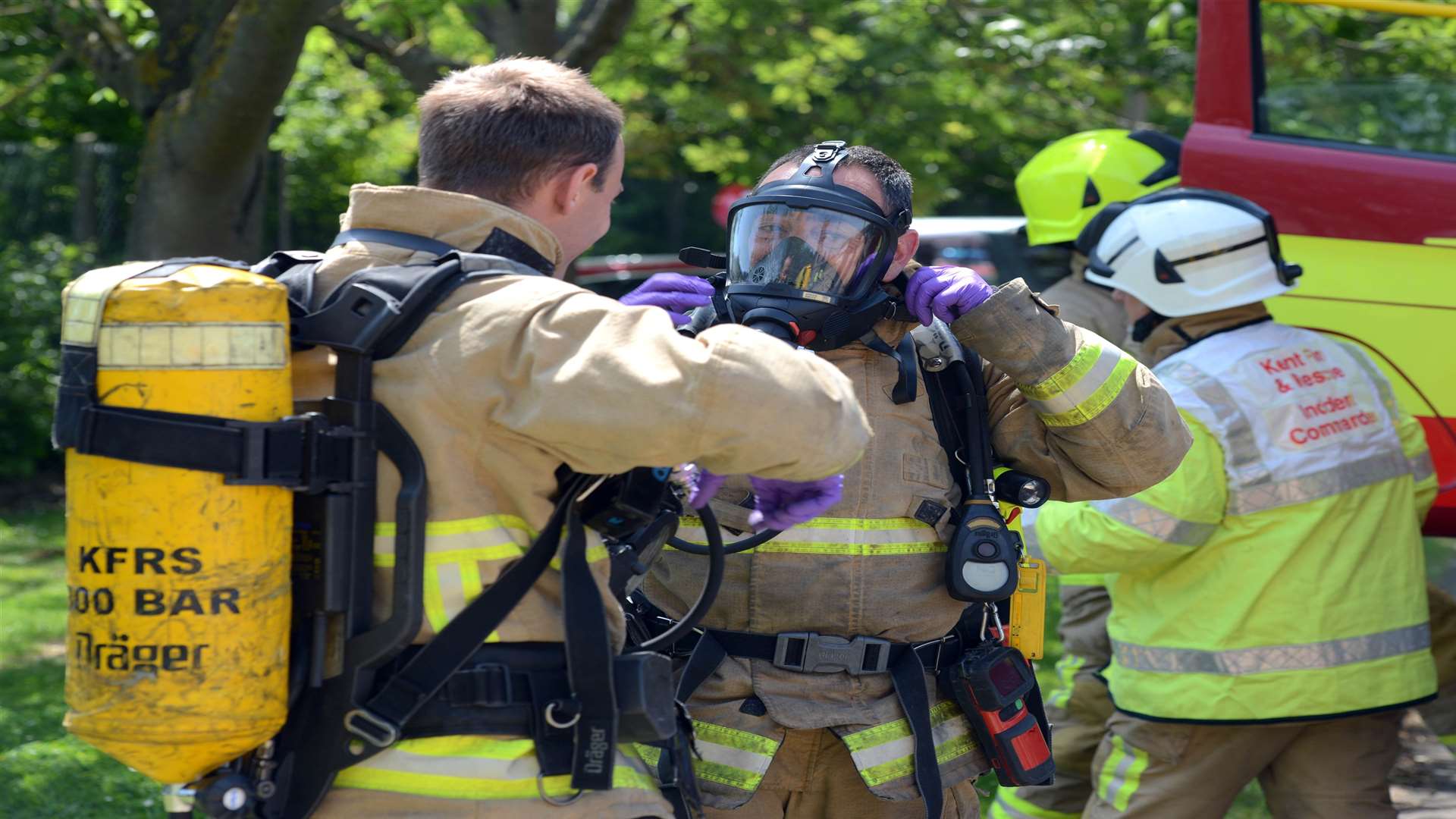 Firefighters were called to the blaze. Stock image