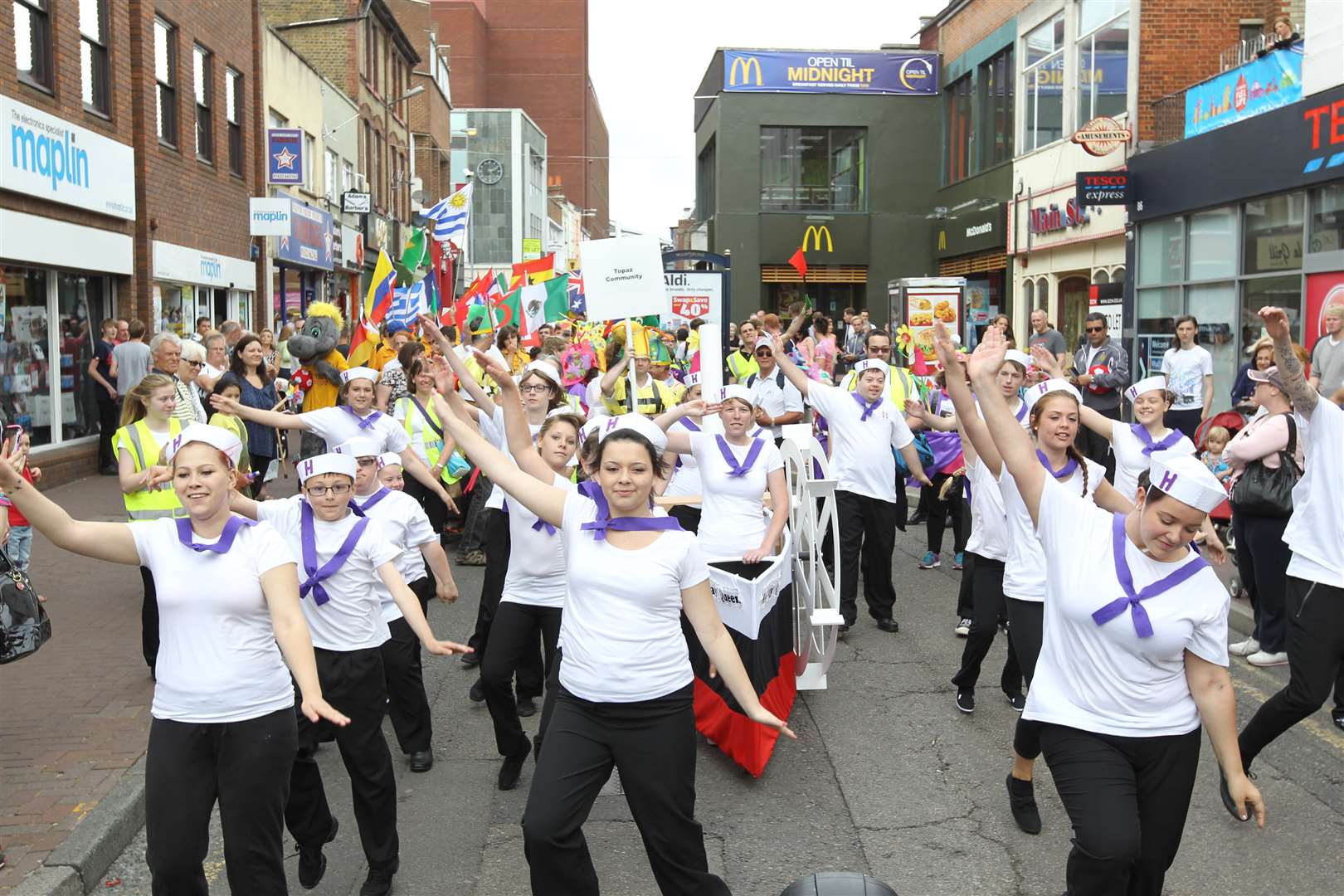 Harmony Variety Group in last year's parade