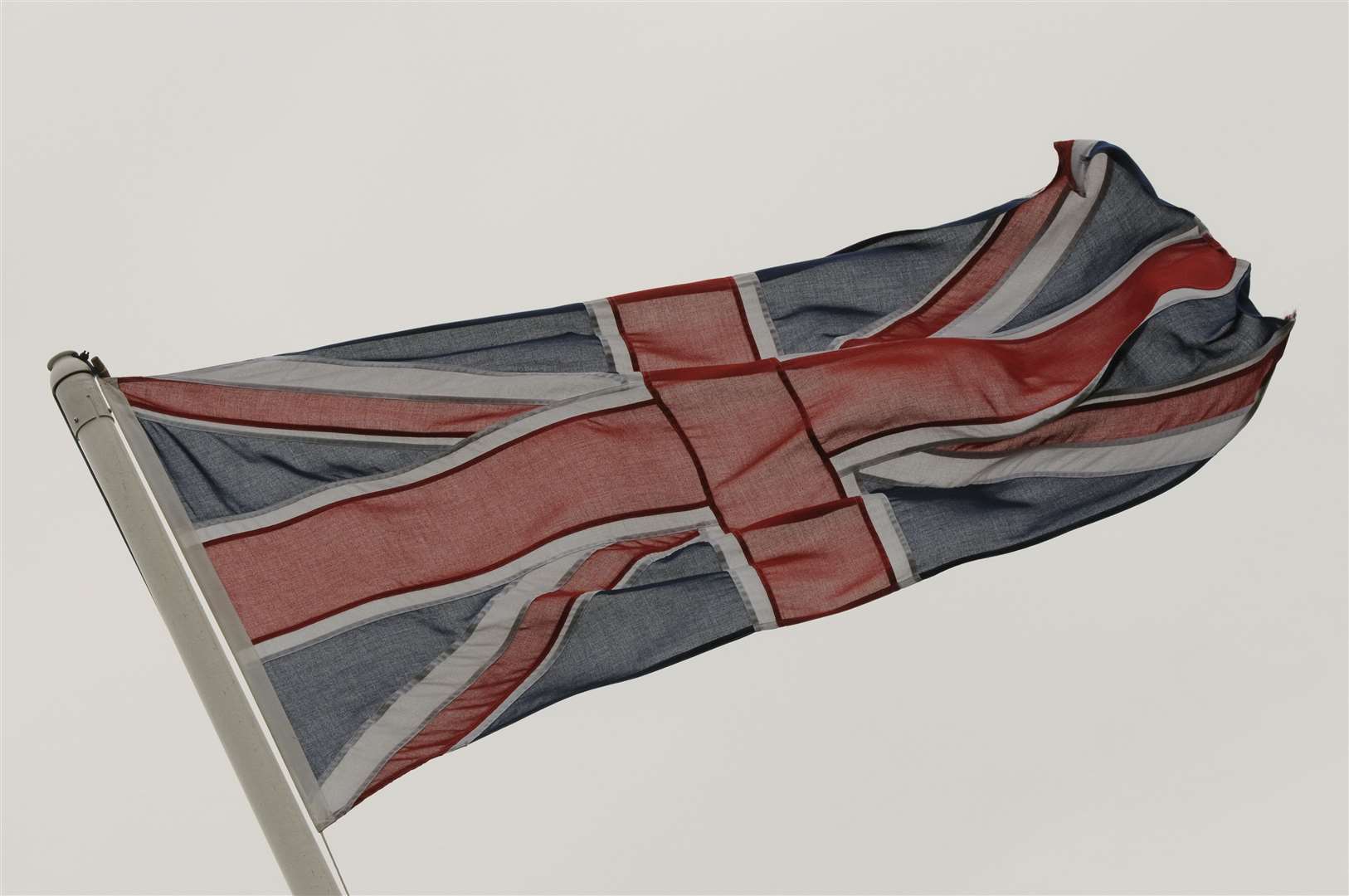 Union Flag at Minster Leas, Sheppey. Stock photo: Andy Payton